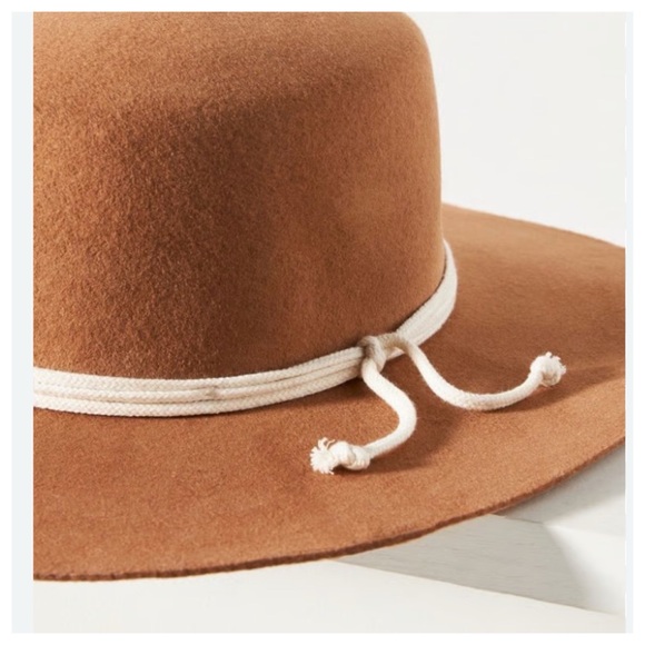 NWT Anthropologie  San Diego Hat Co. WYNOLA Adjustable Rancher Hat in Camel, OS - Picture 3 of 8